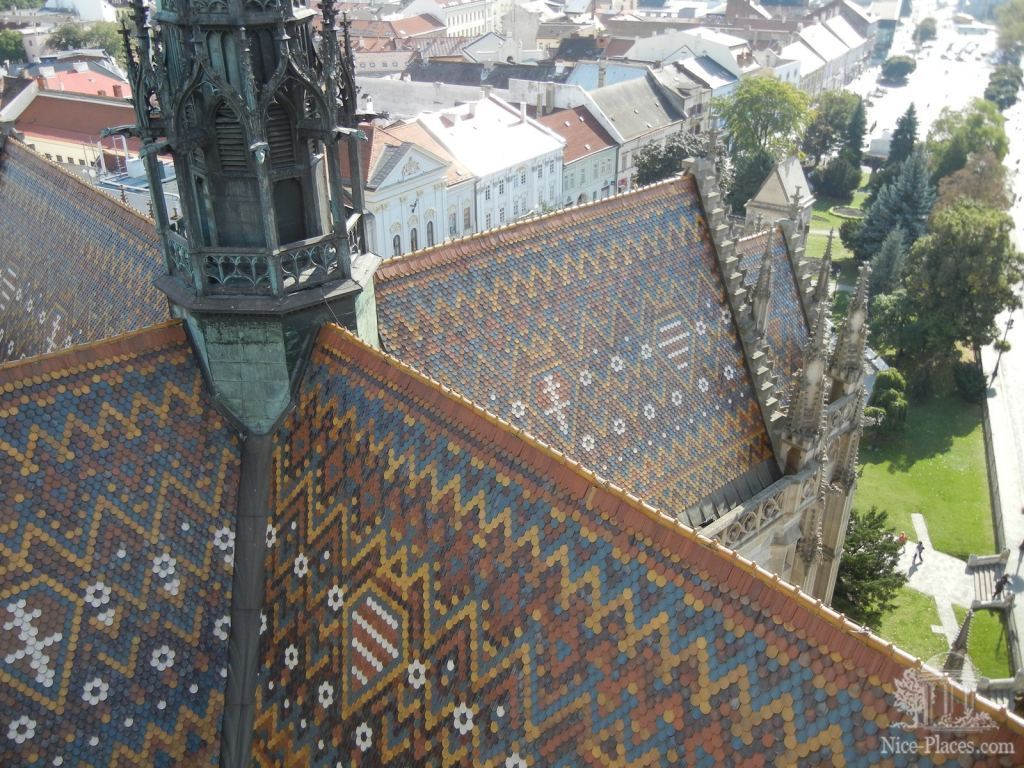 Вид с вершины колокольни собора св. Елизаветы - Словакия. Кошице и его достопримечательности
