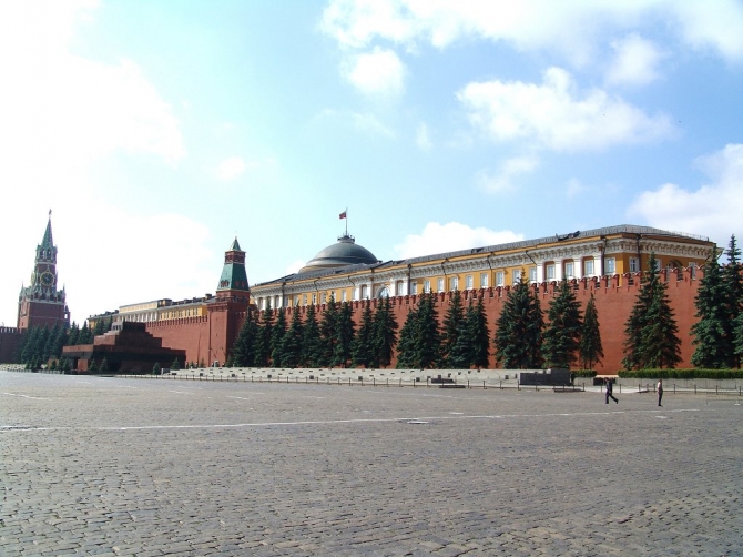 Спасская башня, здание сената, сенатская башня - Московский Кремль