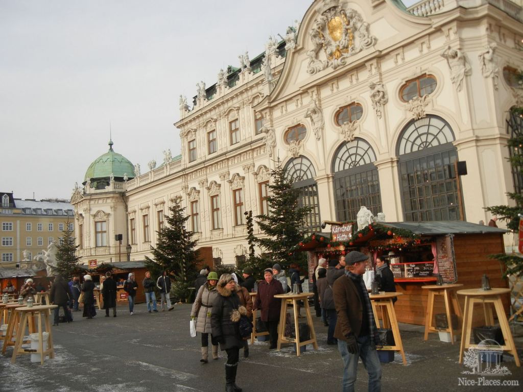 Рождество в Вене. Ярмарка возле дворца Верхний Бельведер - Рождество в Вене 2012 - фотоотчет очевидцев