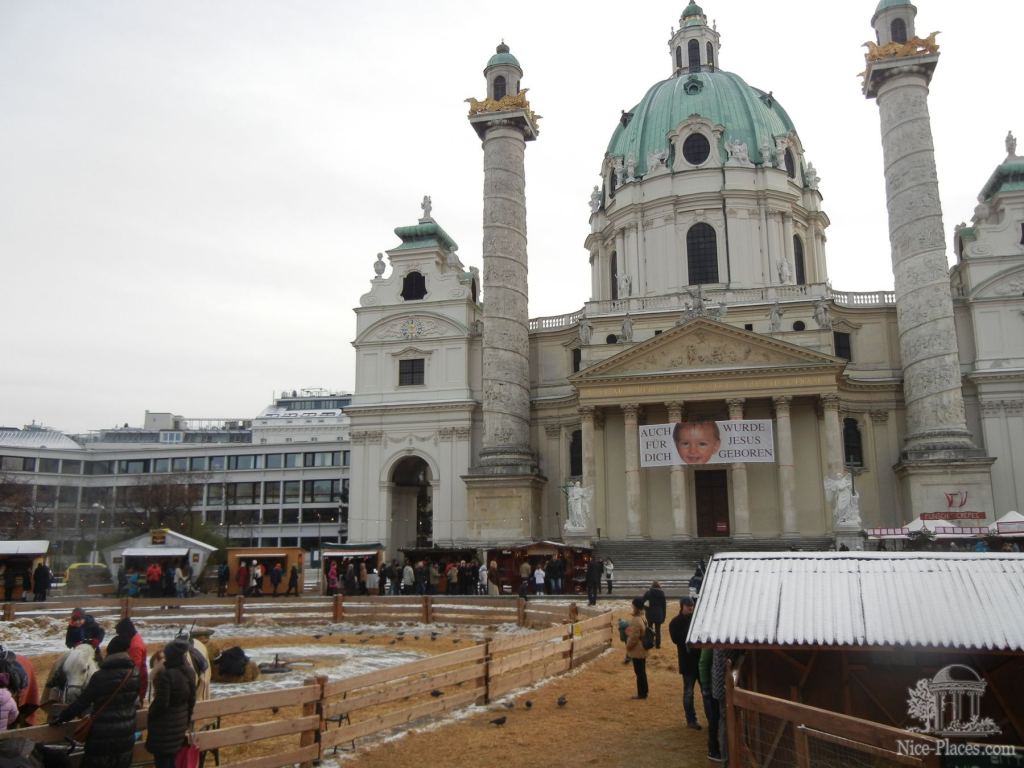 Ярмарка у Карлскирхе - Рождество в Вене 2012 - фотоотчет очевидцев