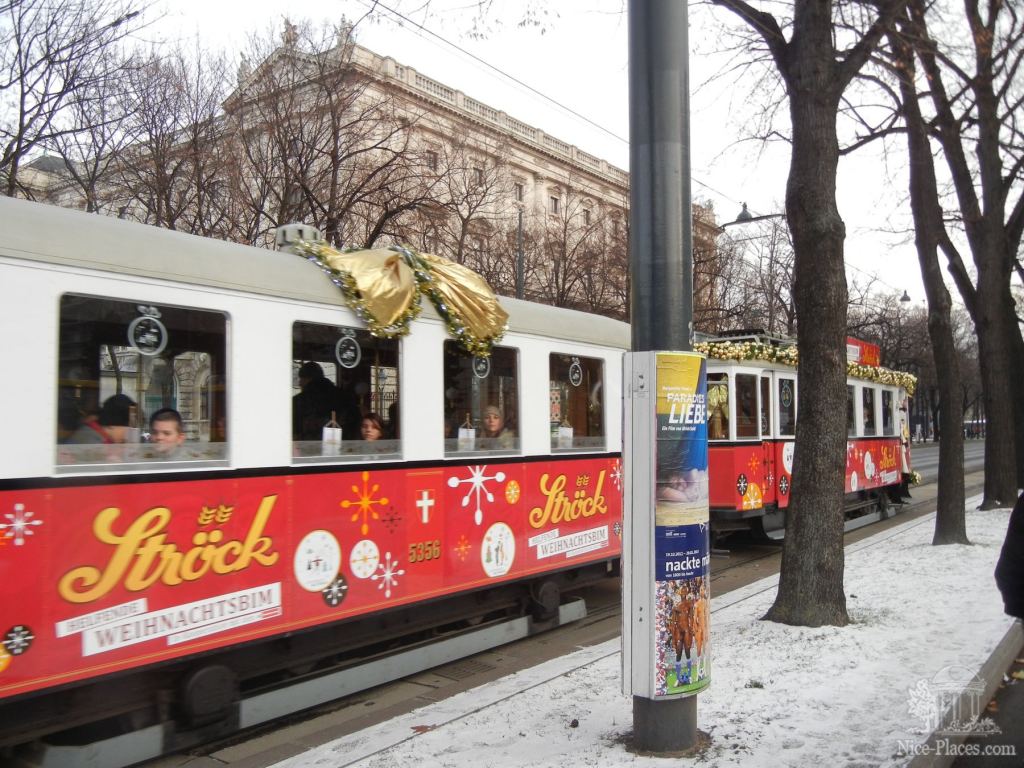 Рождественский трамвай в Вене - Рождество в Вене 2012 - фотоотчет очевидцев
