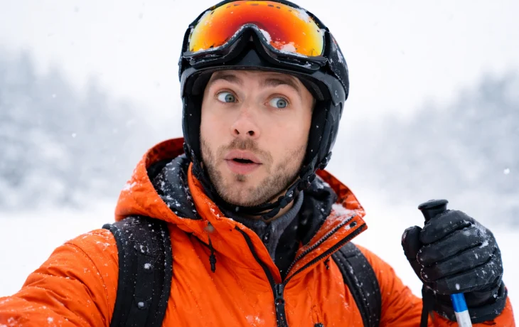 Приехавшим за экстримом в горы Сочи туристам пришлось стать акробатами