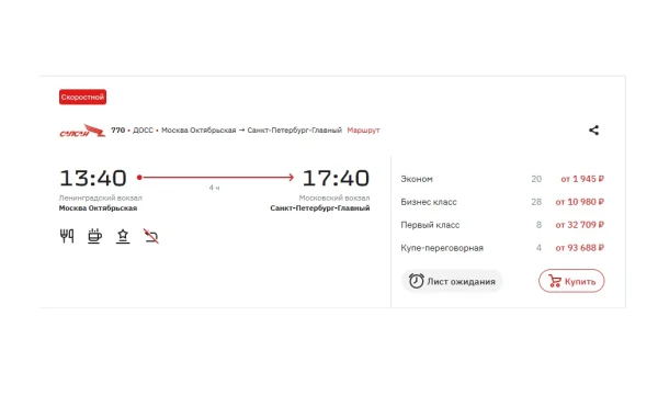 Туристам рассказали, как дешевле всего уехать из Москвы в Петербург в майские праздники