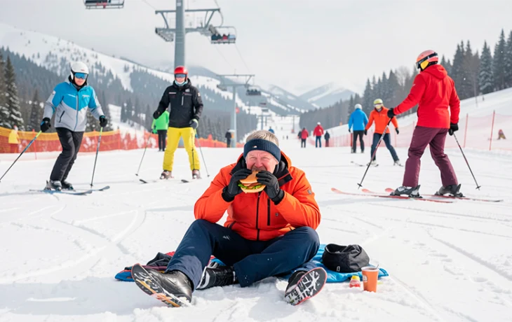 «Блинчик делят на троих»: на горнолыжных курортах юга России заметили новый тренд «Блинчик делят на троих»: на горнолыжных курортах юга России заметили новый тренд