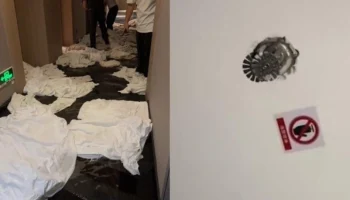 Туристка устроила наводнение в отеле