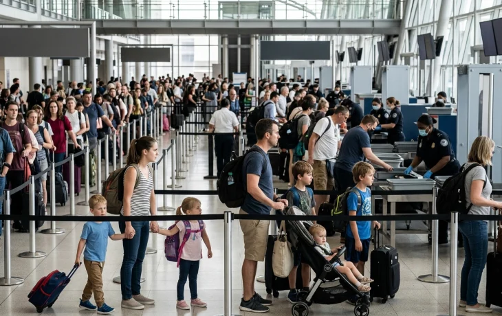 Отдельные линии досмотра для пассажиров с детьми предложили ввести в аэропортах России Отдельные линии досмотра для пассажиров с детьми предложили ввести в аэропортах России