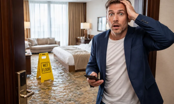 Московский отель взыскал с гостя 1 млн рублей за мокрый пол и выселил из номера