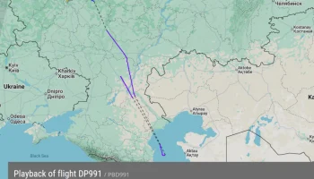 Самолеты &laquo;Победы&raquo; и flydubai летевшие в Дубай развернулись над Каспийским морем