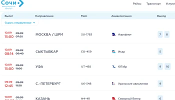 Ночной &laquo;ковер&raquo; в Сочи сорвал расписание авиакомпаний