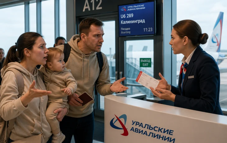 Пассажиры обвинили &laquo;Уральские авиалинии&raquo; в списании &laquo;штрафа&raquo; при посадке на рейс