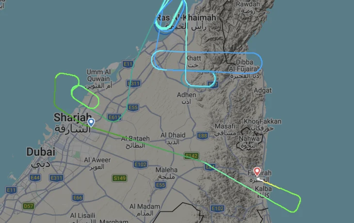 Самолеты Air Arabia вместо Шарджи приземлились в Фуджейре Самолеты Air Arabia вместо Шарджи приземлились в Фуджейре