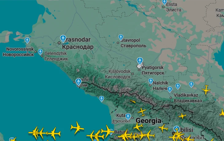 Самолеты, вылетающие из Сочи и Краснодара, выбились из графика на сутки