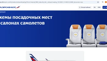 Туристы в шоке от ошибки «Аэрофлота» с зеркальной рассадкой Туристы в шоке от ошибки «Аэрофлота» с зеркальной рассадкой