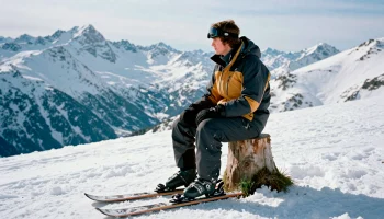 Погода мешает туристам на горнолыжных курортах