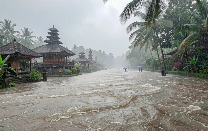 Одним весело, другим страшно: как туристы на Бали пережили очередной потоп Одним весело, другим страшно: как туристы на Бали пережили очередной потоп