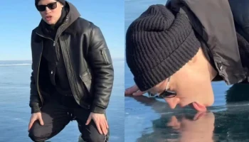 Shaman порадовался росту турпотока на Байкал после своего перформанса со льдом