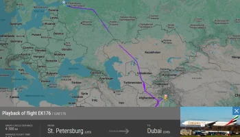 Из-за БПЛА в Дубае рейсы Emirates из России посадили в Пакистане и Омане