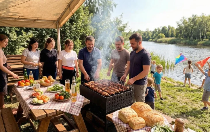 Штрафы за шашлык в 2026 году: правила жарки на даче, в городе и в лесу