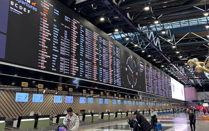 Московские аэропорты сообщили о штатной работе на фоне снегопада