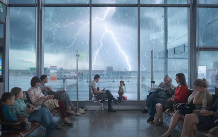 Потоп в Дубае привел к задержкам и отменам сотен рейсов