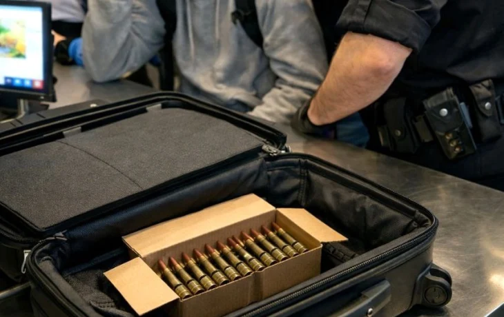 В аэропорту Хабаровска юного туриста задержали за патроны в чемодане