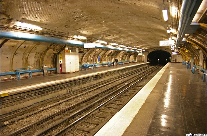 Париж - Франция - станции метро с картой Париж - Франция - станции метро с картой