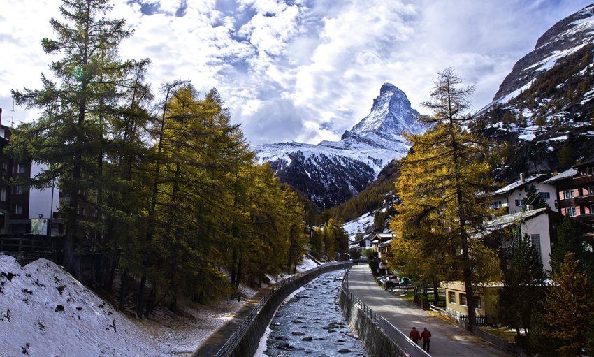 Сказочные виды курорта Церматт Фото достопримечательностей Швейцарии: Сказочные виды курорта Церматт