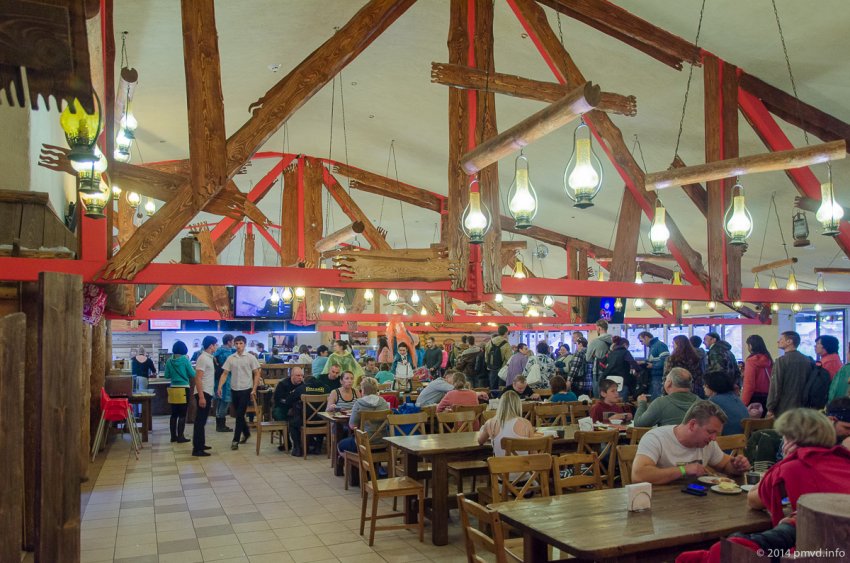 Ресторан в Этномире Фото достопримечательностей Европейской части России: Ресторан в Этномире