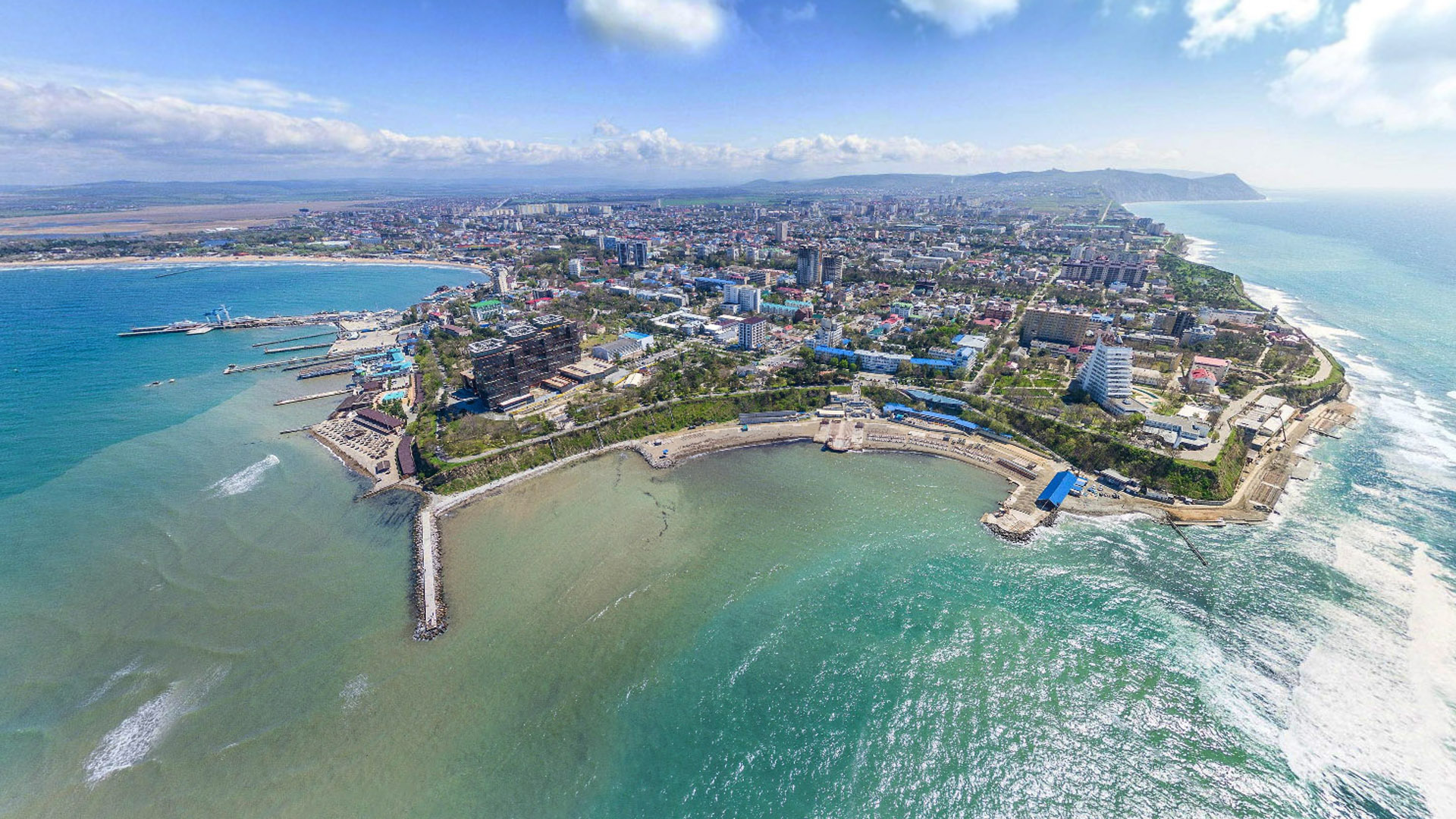 Анапа панорама Фото достопримечательностей Кавказа и Черноморского побережья: Анапа панорама