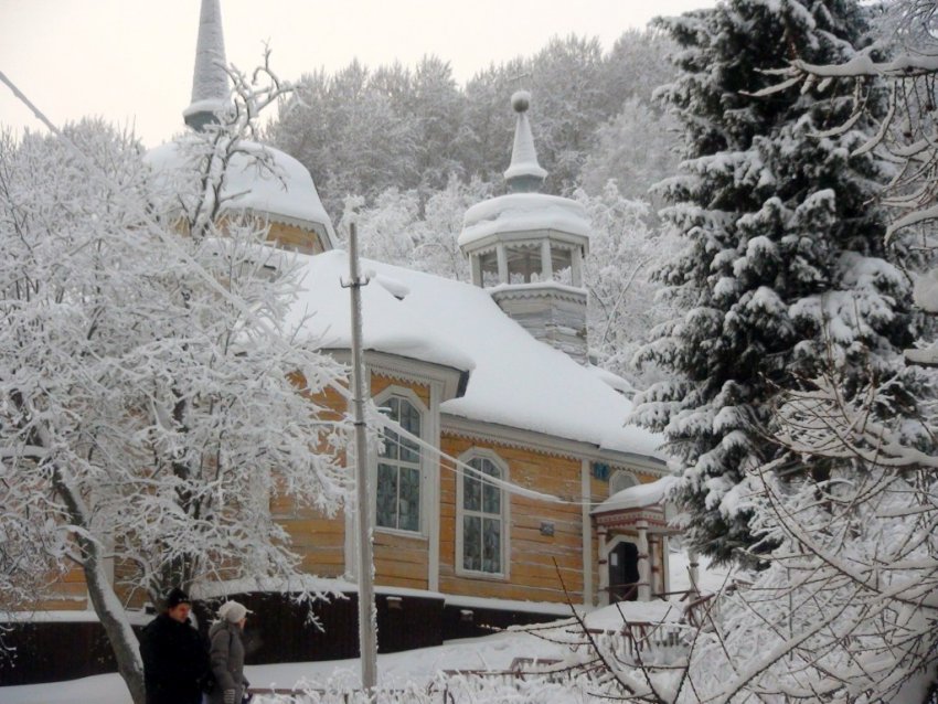 Зимняя сказка в Марциальных водах Фото достопримечательностей Карелии: Зимняя сказка в Марциальных водах