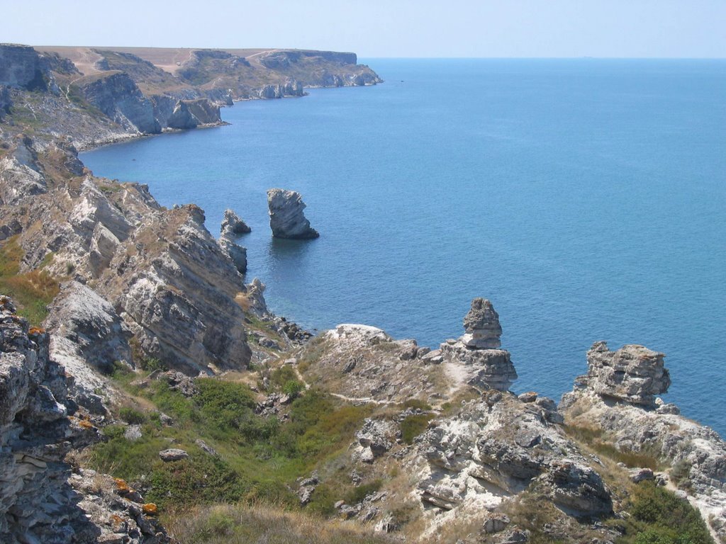 Джангульское оползневое урочище Фото достопримечательностей Крыма и ЮБК: Джангульское оползневое урочище