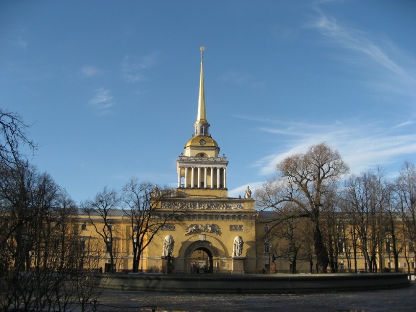 Здание Адмиралтейства в Санкт-Петербурге Фото достопримечательностей Санкт-Петербурга и области: Здание Адмиралтейства в Санкт-Петербурге